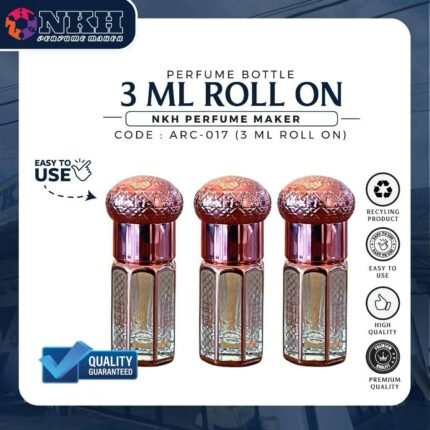BOTOL KOSONG ARABIC ROLL ON 3ML (ARC-017)