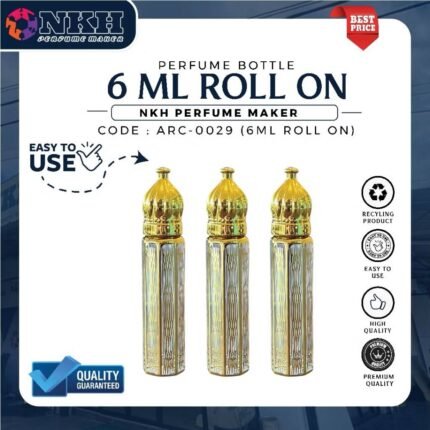 EMPTY BOTTLE FRAFRANCE ARABIC ROLL ON 6ML (ARC-0029)