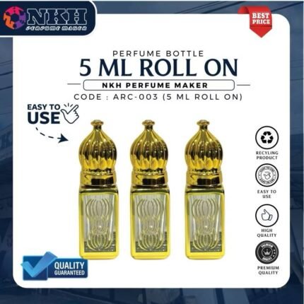 EMPTY BOTTLE FRAGRANCE ARABIC ROLL ON 5ML (ARC-003)