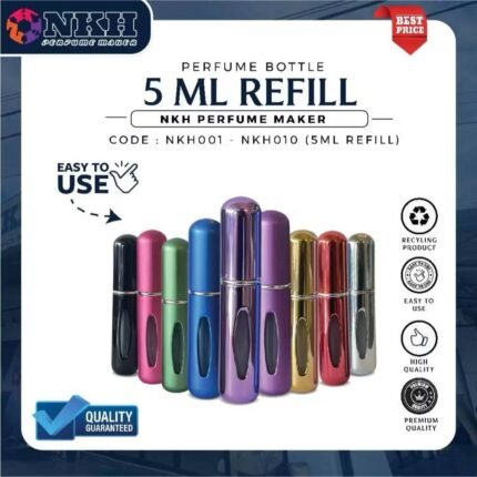 EMPTY BOTTLE FRAGRANCE REFILL 5ML (NKH 001 - NKH 010)